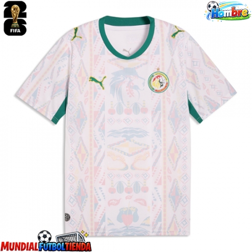 Camiseta Senegal Primera Equipación Replica Mundial 2026 mangas cortas